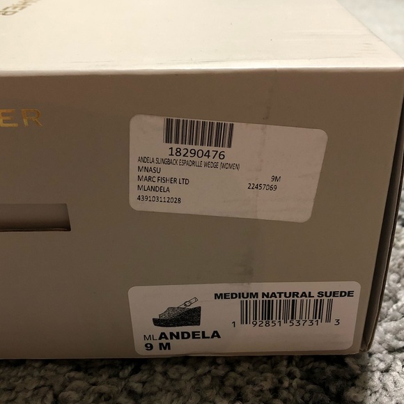 Marc Fisher Andela Slingback Espadrille Wedge - Picture 16 of 16